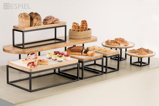 Espiel Brotkorb Geflecht Braun 26x16x8cm