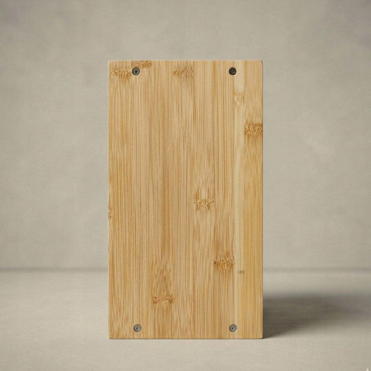 Lumarko Brotkasten aus Bambus Beiges 17x40x31cm
