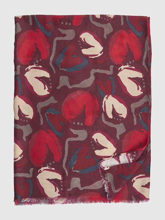 Verde Women's Burgundy Shawl