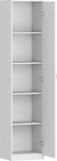 Wooden Kitchen Rack White Cabinet