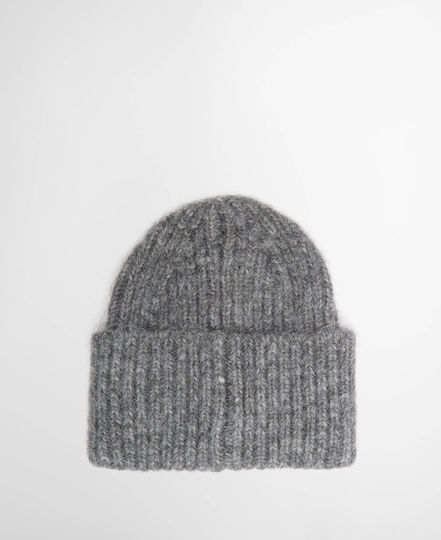 Beanie Women's Knitted Beanie in Grey Colour
