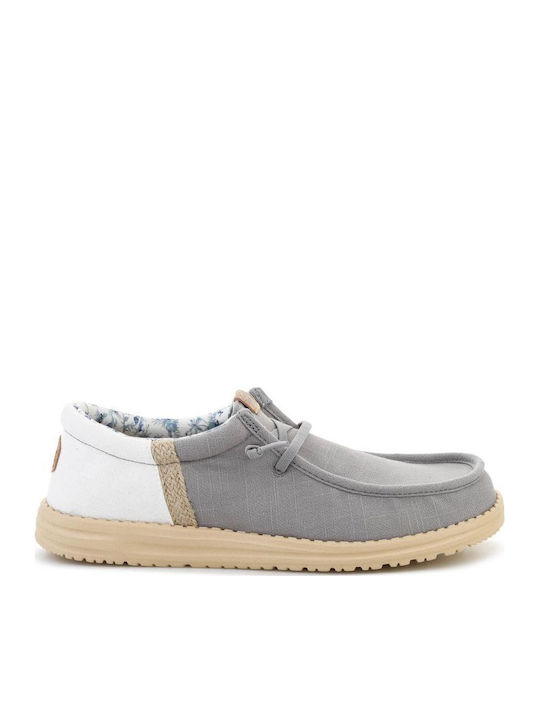 Wally Ανδρικά Loafers σε Γκρι Χρώμα Relaxed Fit