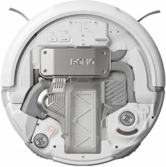 DJI Romo P Robot Vacuum Cleaner with Laser Mapping & 25000Pa Suction White