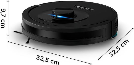 Rowenta X-Plorer Serie 85+ Σκούπα Ρομπότ με Χαρτογράφηση Laser & Απορρόφηση 6000Pa Μαύρη
