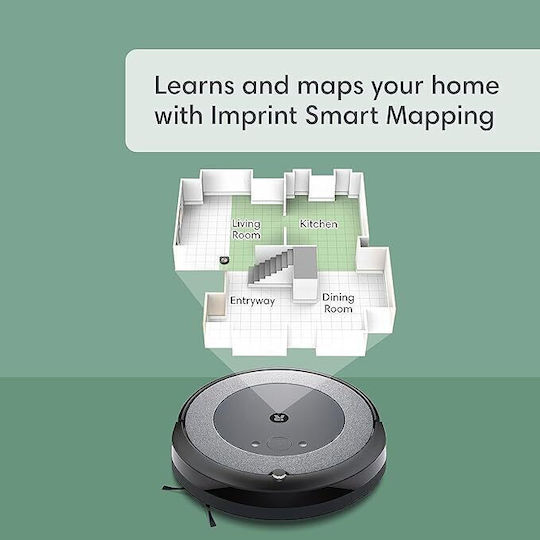 iRobot Roomba Combo I5+ Σκούπα Ρομπότ με Έξυπνη Πλοήγηση Μαύρη