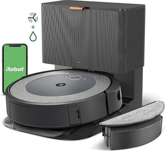 iRobot Roomba Combo I5+ Σκούπα Ρομπότ με Έξυπνη Πλοήγηση Μαύρη