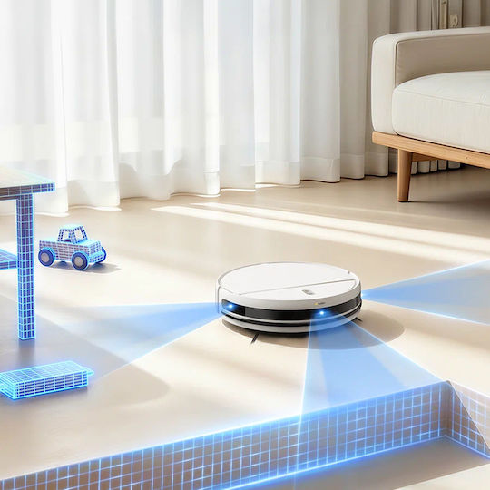 Deerma Deerma DEM-S40 Robot Vacuum Cleaner with Laser Mapping and 7000Pa Suction Power White
