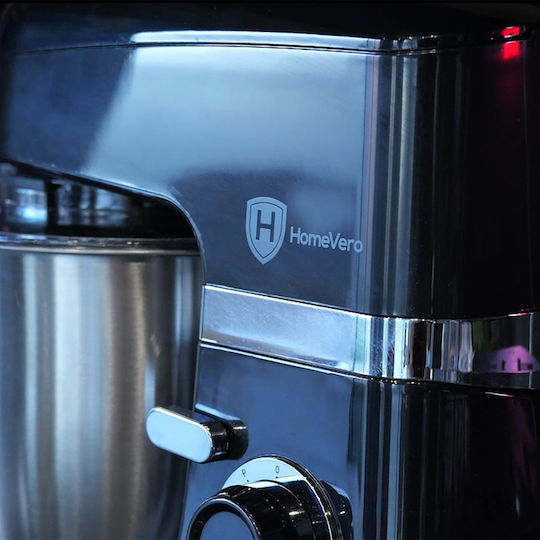 HomeVero Hv-icm1800b Küchenmaschine Paffomachine Rostfreier Schüssel