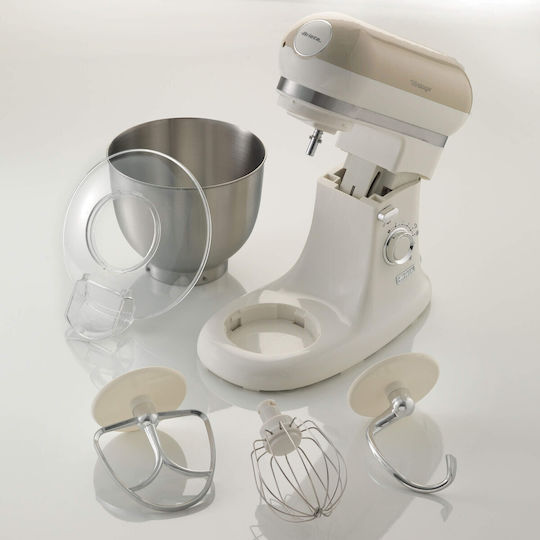 Ariete Vintage Stand Mixer 2400W With Stainless Bowl 5.5L Beige