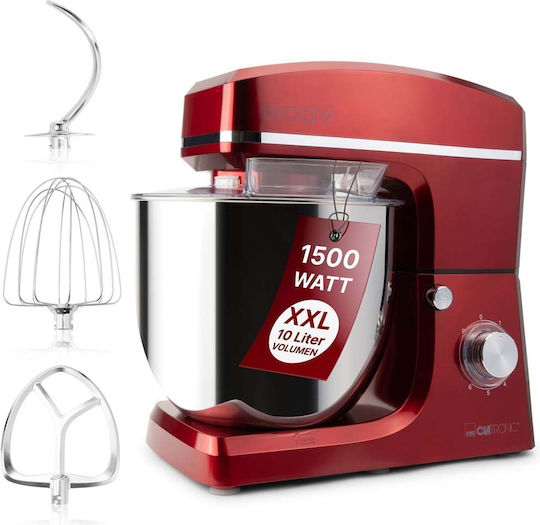 KM3765 Küchenmaschine 1500W mit Rostfreiem Schüssel 10lt Rote