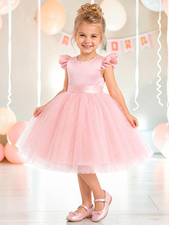 TakTakBaby Rosa Taufkleid für Mädchen