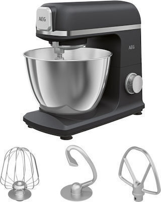 Kitchen Machine 1200W with Stainless Bowl 5L Black