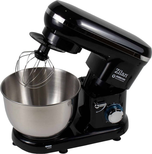 Zilan Mixer Planetar 1000W Cu Bol Inox 4.5L Negru