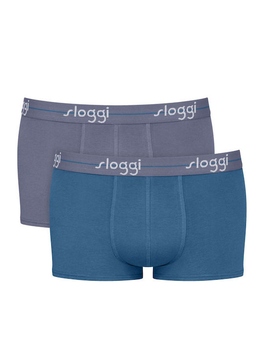 Start Hipster Boxeri pentru bărbați Monocromi Raf/gri 2Pack