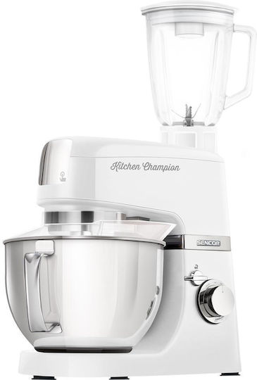 Sencor Kitchen Machine 1000W with Stainless Bowl 4.5L White