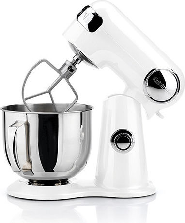 Küchenmaschine 500W mit Rostfreiem Schüssel 5,2l Weiße