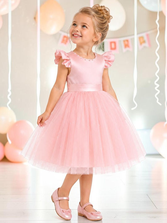 TakTakBaby Rosa Taufkleid für Mädchen