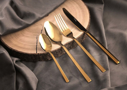 Lumarko Verlo Besteckset Edelstahl Gold 24 Stück