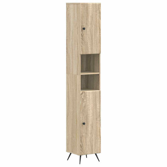vidaXL Badezimmer-Säulenschrank Boden 30x31x190cm Sonoma vidaXL Badezimmer-Säulenschrank Boden 30x31x190cm Sonoma