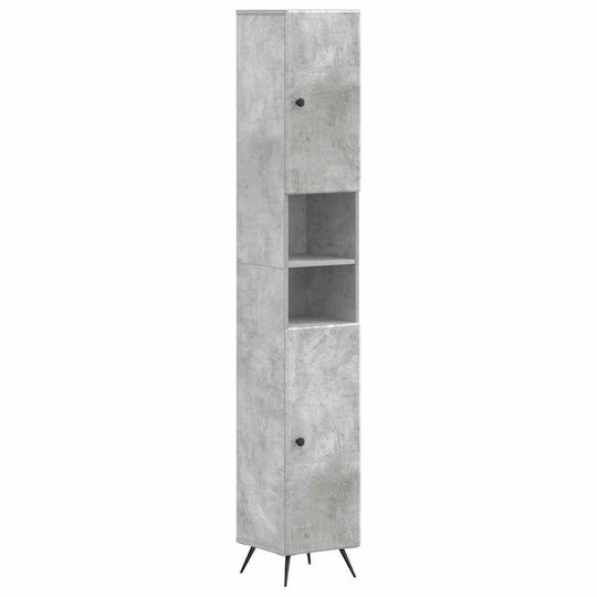 vidaXL Στήλη Μπάνιου Δαπέδου 30x31x190cm Sonoma