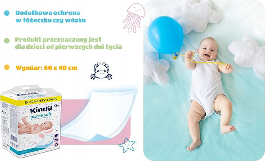 Cleanic Еднократни Подложки Бял 60x40см. 30бр