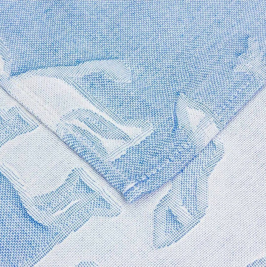 Texpol Σελτεδάκι Blue 120x120εκ.