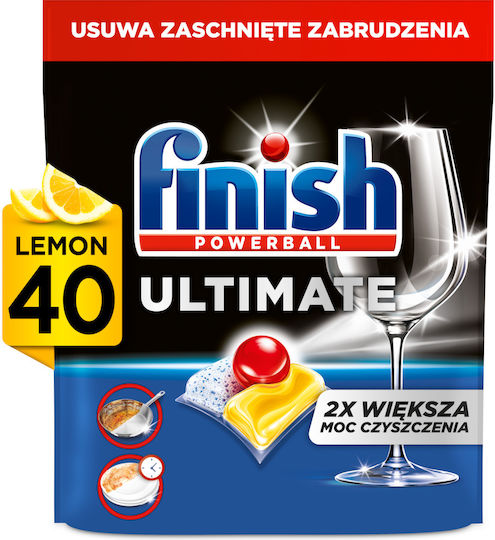 Finish Powerball Quantum Ultimate Hülsen/Kapseln Geschirrspülmittel Umweltfreundlich