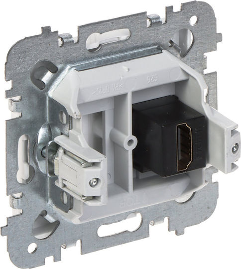 Elektro Plast Priză HDMI Cu Cadru În Culoare Albă 4191-10