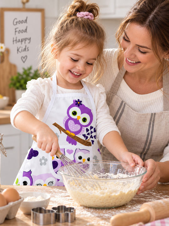 Küchenschürze Lila 22339 1Stück