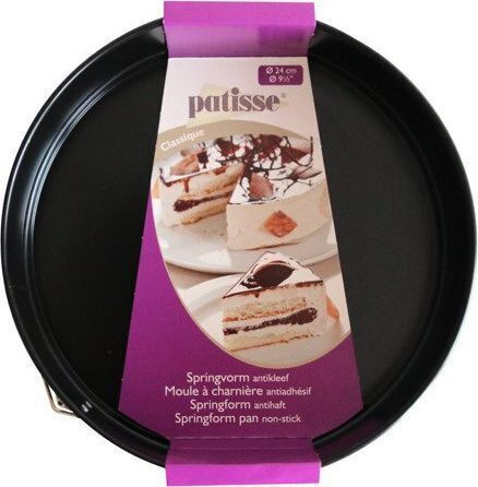 Patisse Classique Backform Torte Aluminium mit abnehmbarem Boden 24x24cm 1cm