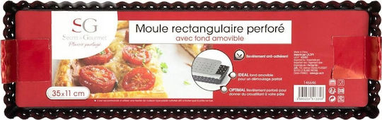 Secret de Gourmet Formă De Tăvi Și Tăvi Pentru Copt Pentru Tort Rectangulară 35x11cm