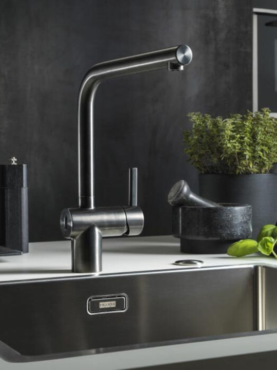 Franke Atlas Sensor Standard Küchenarmatur Zähler Schwarz Matt