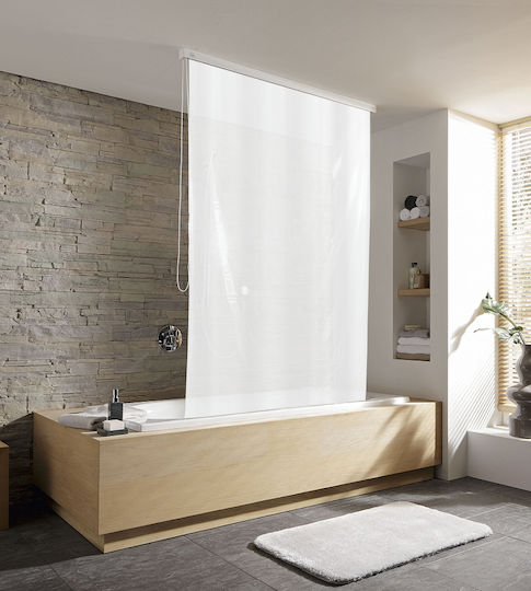 Kleine Wolke 3321 Duschvorhang 128x240cm White
