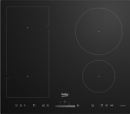 Beko Induktions-Kochfeld Autonom mit Sperrmodus 59x52cm