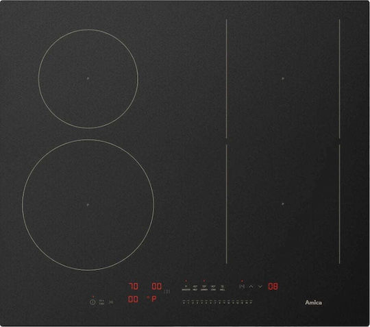 Amica PIH6541PHTSUN HC 3.0 Induction Cooktop Autonomous with Child Lock Function 59.2x52.2εκ.