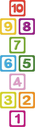 Educational Number Floor Stickers Hopscotch Game