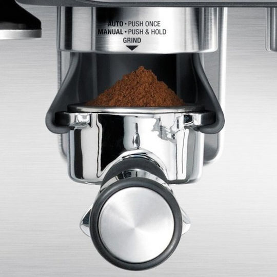 Sage The Barista Express Ses875btr Αυτόματη Μηχανή Espresso 1850W Πίεσης 15bar για Cappuccino με Μύλο Άλεσης Πράσινη