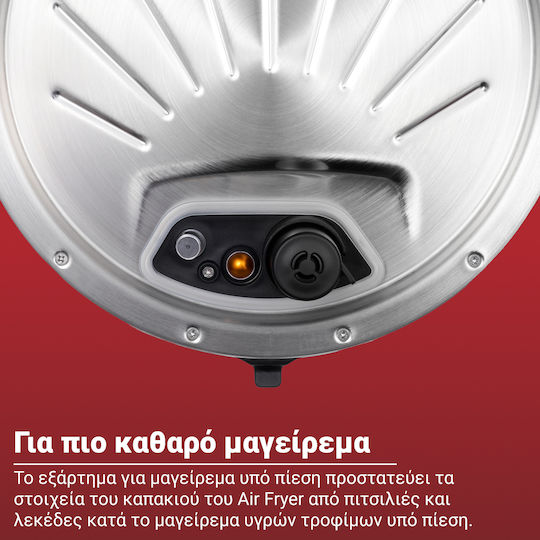 Instant Pot Duo Crisp Ultimate Lid Мултикукър 1500W с Капацитет 7лт Черен