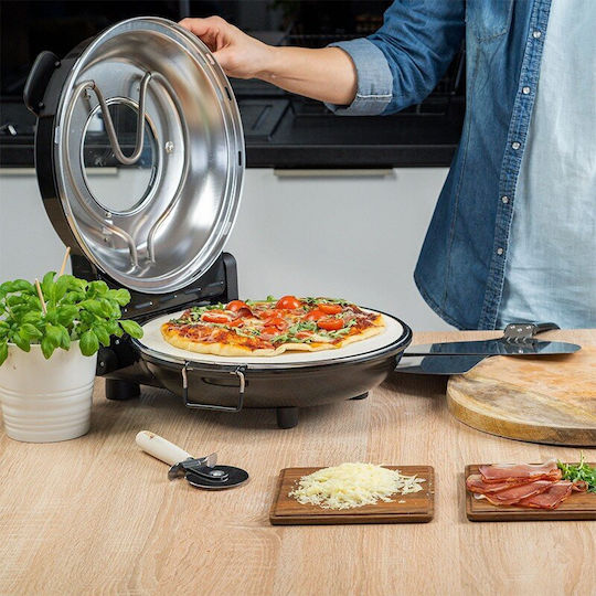 Teesa Pizzabäcker 1200W Schwarzer