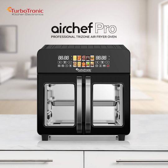 Turbotronic Πολυμάγειρας 2600W με Χωρητικότητα 23lt Μαύρος