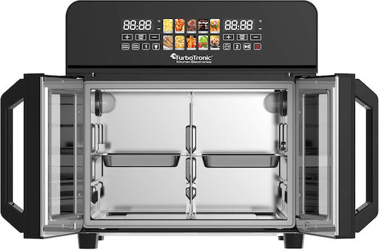 Turbotronic Πολυμάγειρας 2600W με Χωρητικότητα 23lt Μαύρος