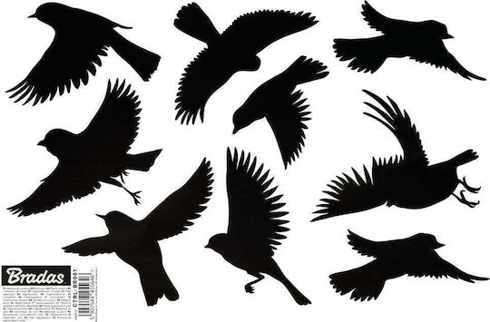 Small Bird Repellent Stickers 9 Pcs 10 Sheets Scare