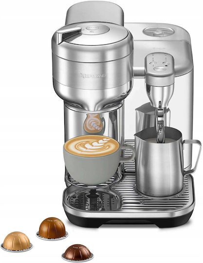 Sage the Vertuo Creatista Pod Coffee Machine Vertuo Brushed Stainless Steel