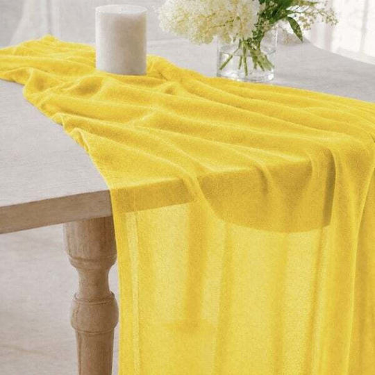 Gauze Fabric Simple 150x10m Yellow