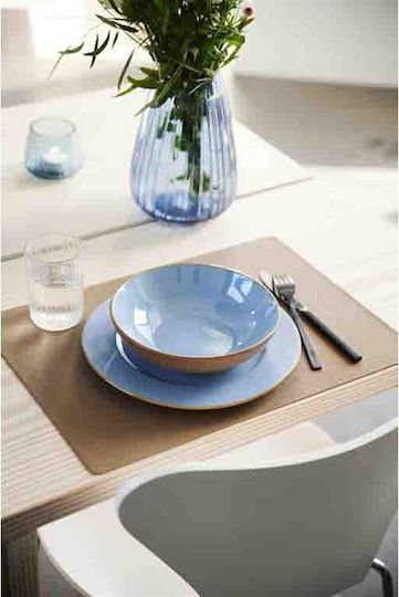 Bitz Platzdeckchen Kunststoff Blau 46x33cm 4Stück