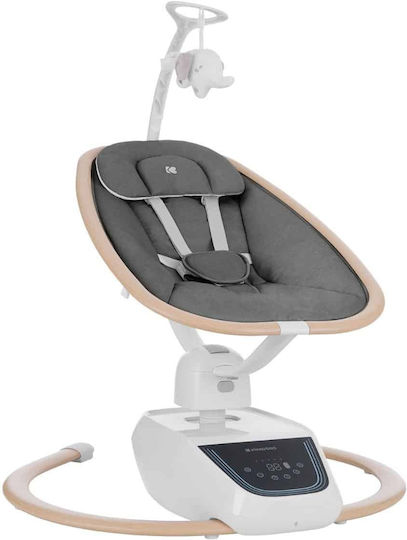 Kikka Boo Elektrisch Baby Relax Schaukel BeeMoove mit Musik Gray für Kind bis 9kg