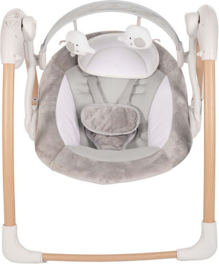 Bo Jungle Elektrisch Baby Relax Schaukel Dolphy mit Musik und Vibration Gray für Kind bis 9kg