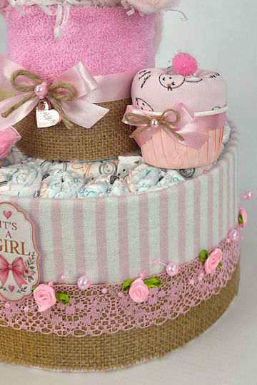Baby Geschenksets Windeltorte Für Mädchen