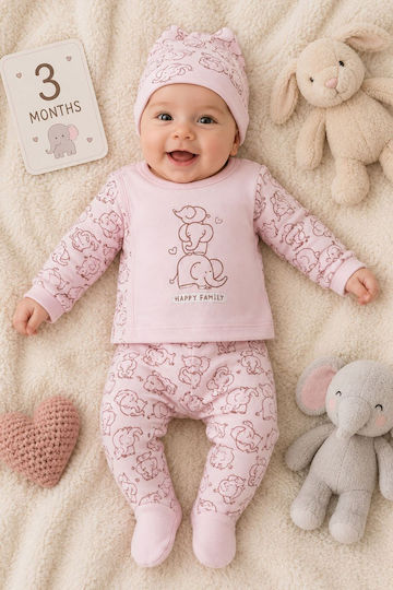 Baby Can Seturi de Haine pentru Nou-Născuți 3buc