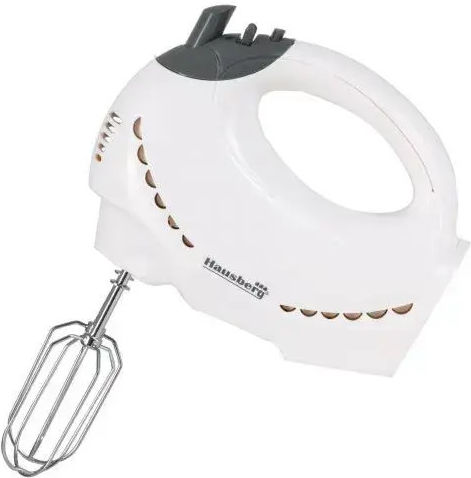Hausberg Mixer Handmixer 300W Weiß